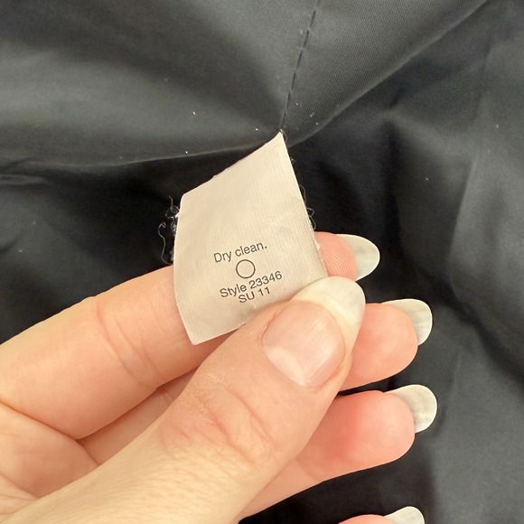 J Crew Blazer Womens 0 Black Super 120s 100% Wool Career Office Business Woman - Picture 12 of 12